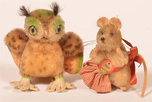 TWO VINTAGE STEIFF ANIMALS.Two