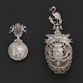 TWO VINTAGE STERLING SILVER SP