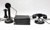 TWO VINTAGE TELEPHONES: AMERIC
