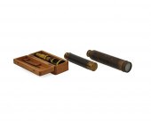 TWO VINTAGE TELESCOPES AND A M