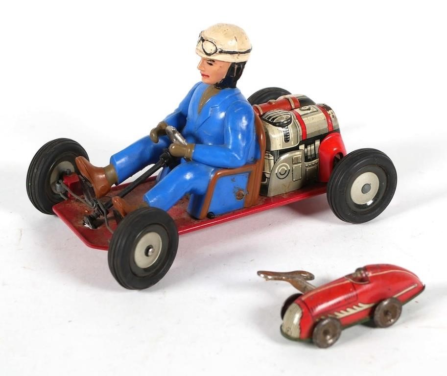 TWO VINTAGE TIN WIND-UP, SCHUCO
