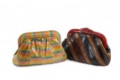 TWO VINTAGE VARON SNAKESKIN CL