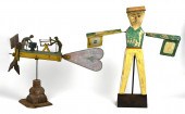 TWO VINTAGE WHIRLY GIGS, SAILO