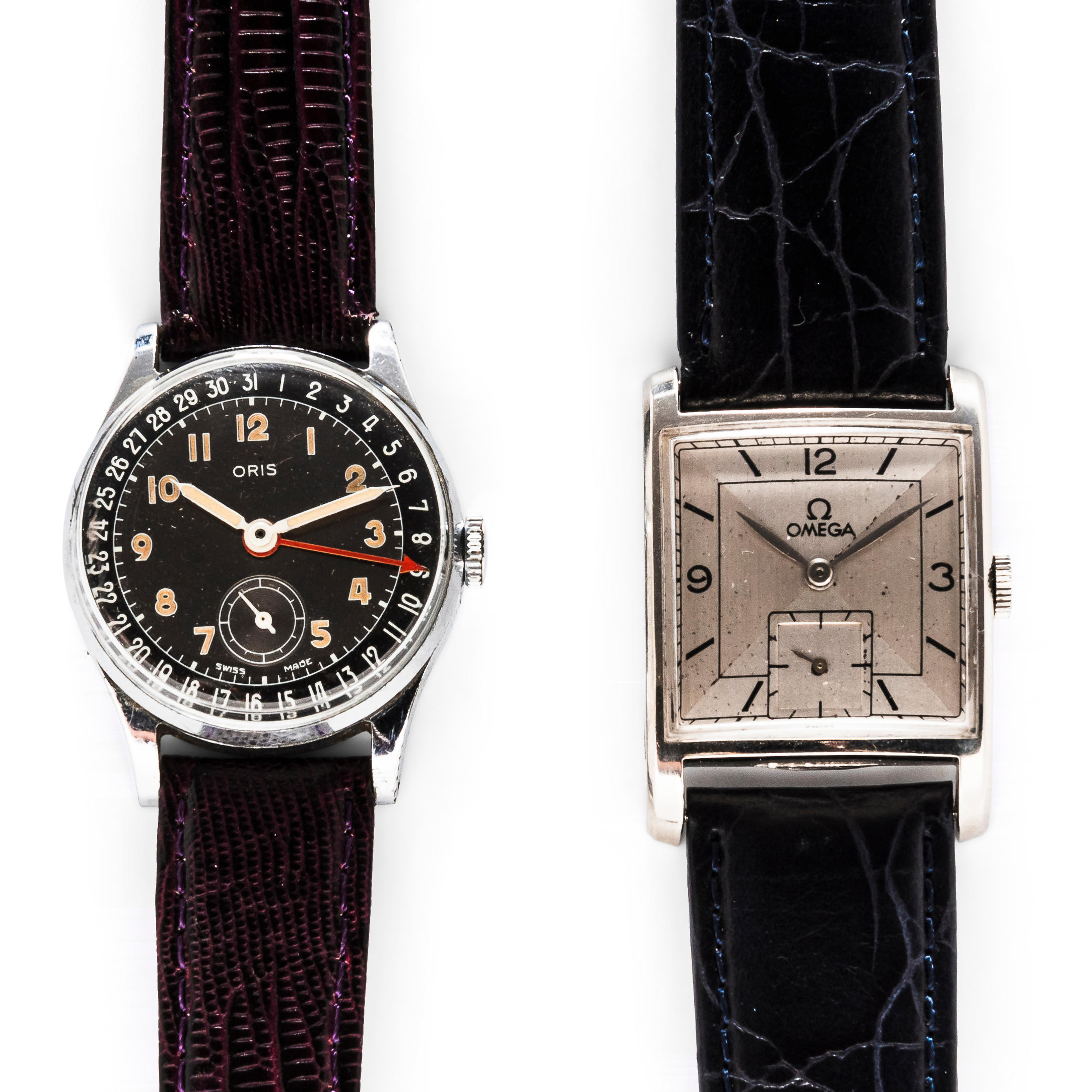 TWO VINTAGE WRISTWATCHES Omega