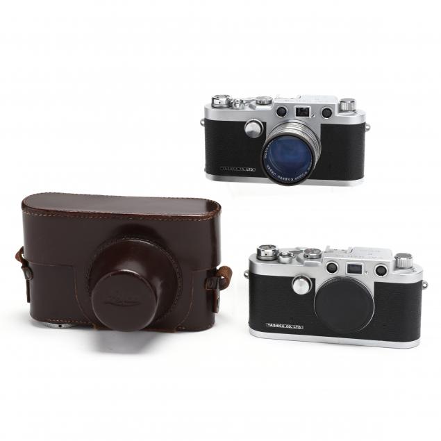 TWO VINTAGE YASHICA YE CAMERAS, ONE