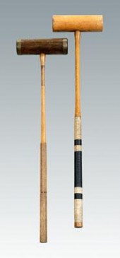 Two vintage&nbsp;croquet malle