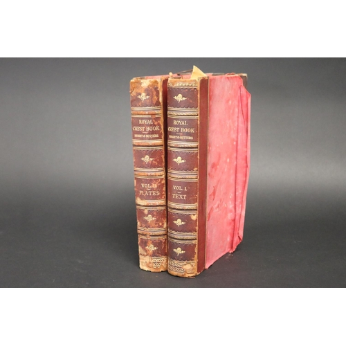 Two volume set of antique Royal