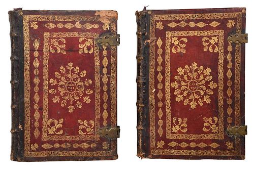 TWO VOLUMES 18TH CENTURY PAPAL