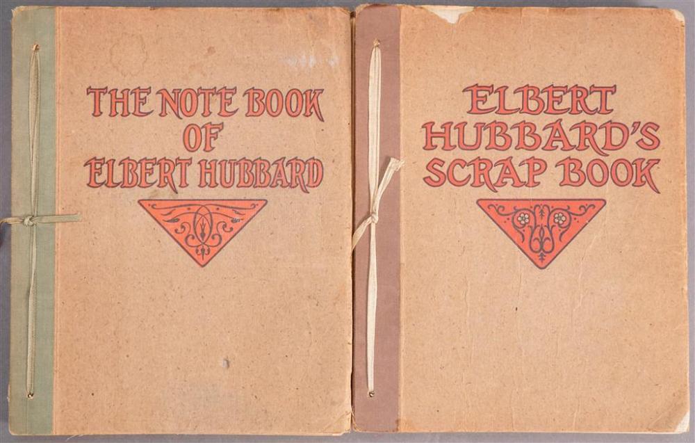 TWO VOLUMES OF ELBERT HUBBARD