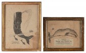 TWO W.A. ROBINSON & CO. WHALE