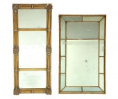 TWO WALL MIRRORS.  American  2