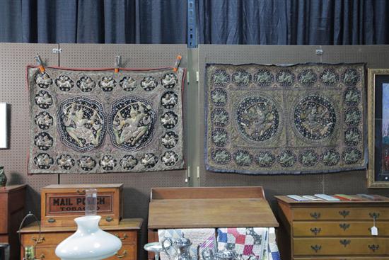 TWO WALL TAPESTRIES. Kalaga