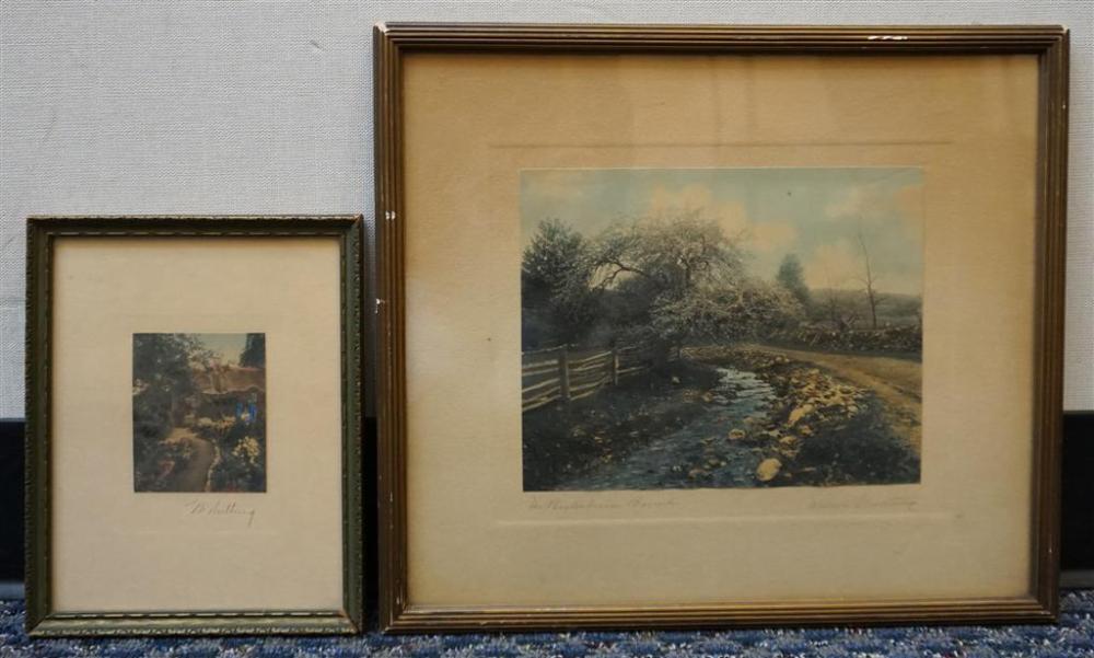 TWO WALLACE NUTTING HAND-COLOR