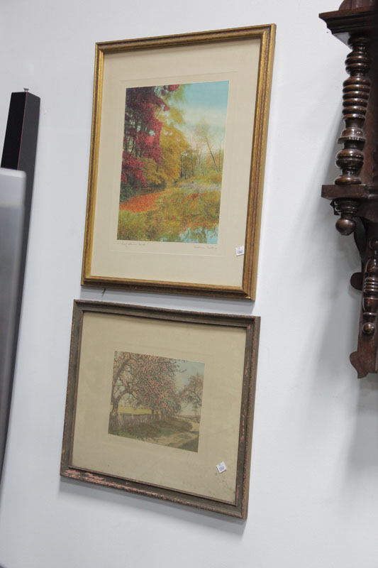 TWO WALLACE NUTTING PRINTS. Both