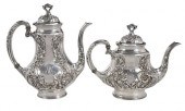 TWO WALLACE STERLING COFFEE AN