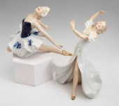 TWO WALLENDORF PORCELAIN FIGUR