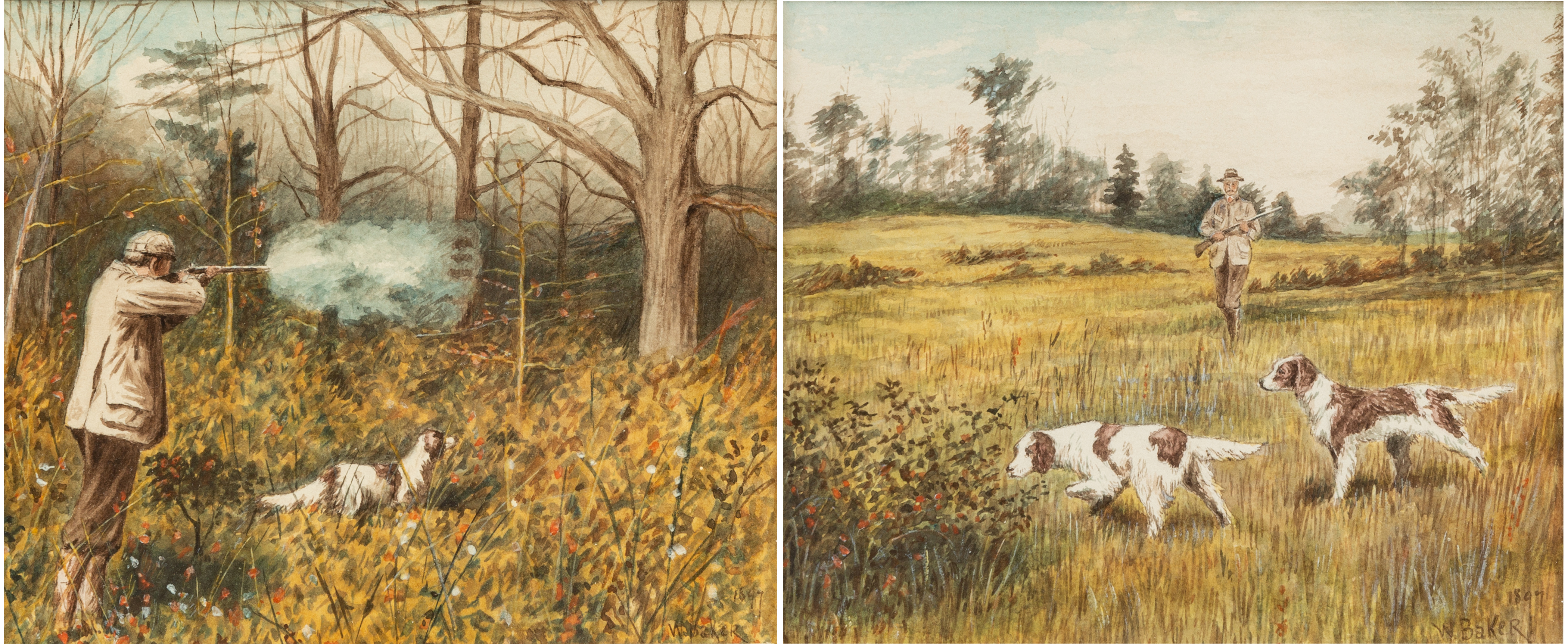 TWO WALTER BAKER (CANADIAN,