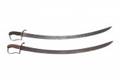 TWO WAR OF 1812 HANGER CUTLASS