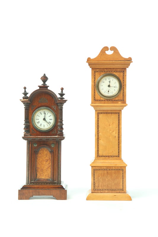 TWO WATCH HUTCHES.  American 