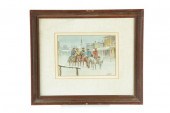 TWO WATERCOLOR PAINTINGS OF CO