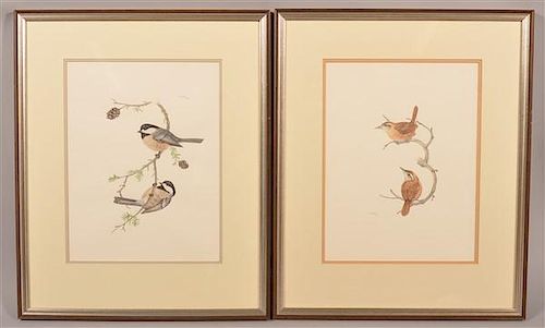 TWO WATERCOLOR PAINTINGS SIGNED