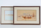 TWO WATERCOLORS OF THE GRAND C