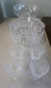 TWO WATERFORD CRYSTAL BOWLS, P