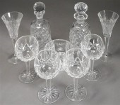 TWO WATERFORD CRYSTAL DECANTER
