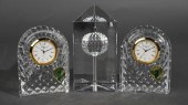 TWO WATERFORD CRYSTAL DESK CLO