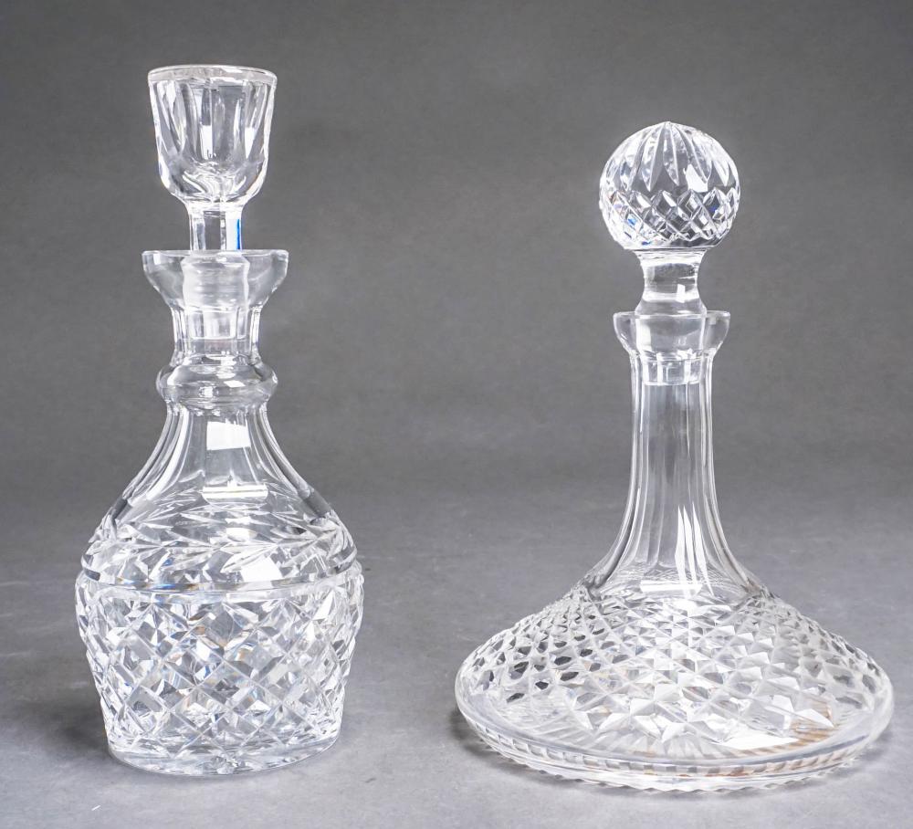 TWO WATERFORD CUT CRYSTAL