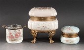 Two Wavecrest gilt-metal-mount