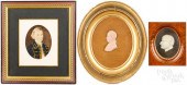 TWO WAX PORTRAIT BUSTS, ETC.Tw