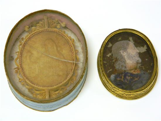 Two wax reliefs  Continental 