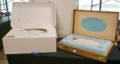 TWO WEDDING DRESSES (IN RESTOR