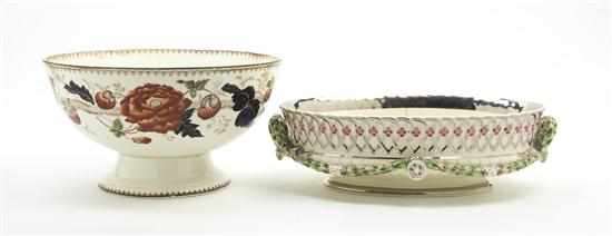 *Two Wedgwood Center Bowls one of