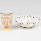 TWO WEDGWOOD CREAMWARE PIECESC