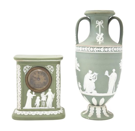 *Two Wedgwood Jasperware Articles