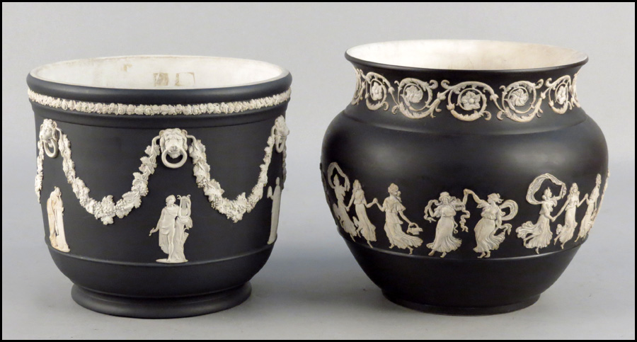 TWO WEDGWOOD JASPERWARE