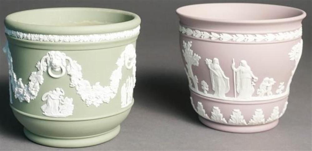 TWO WEDGWOOD JASPERWARE