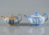 TWO WEDGWOOD JASPERWARE TEAPOT
