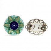 TWO WEDGWOOD MAJOLICA SERVING
