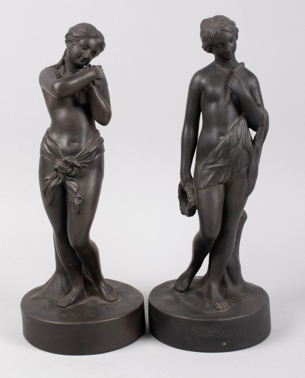 TWO WEDGWOOD SEASONAL 'SPRING'