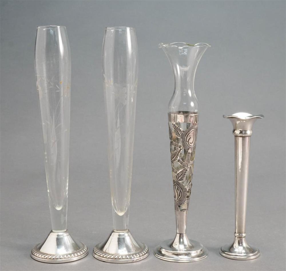 TWO WEIGHTED STERLING SILVER BASE