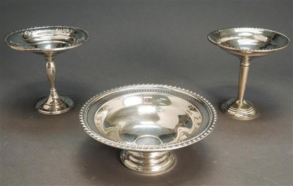 TWO WEIGHTED STERLING SILVER