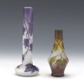 TWO WEIS FRENCH CAMEO VASES  T