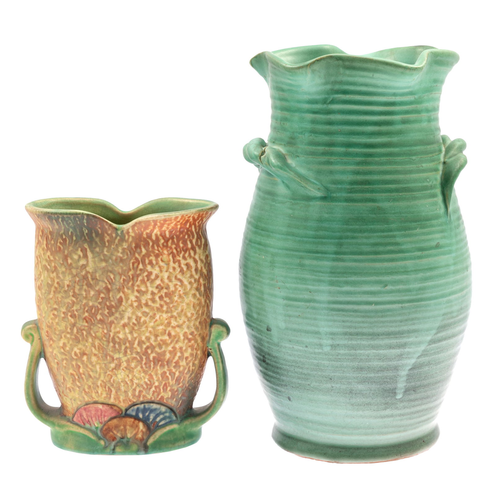 TWO WELLER POTTERY VASESTwo