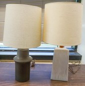 TWO WENTZ MID-CENTURY POTTERY