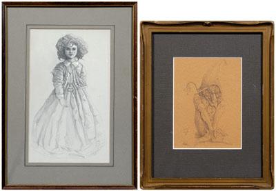 Two Werner Wildner drawings