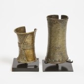 Two West African Bronze Ankle/