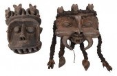 TWO WEST AFRICAN CARVED CEREMO